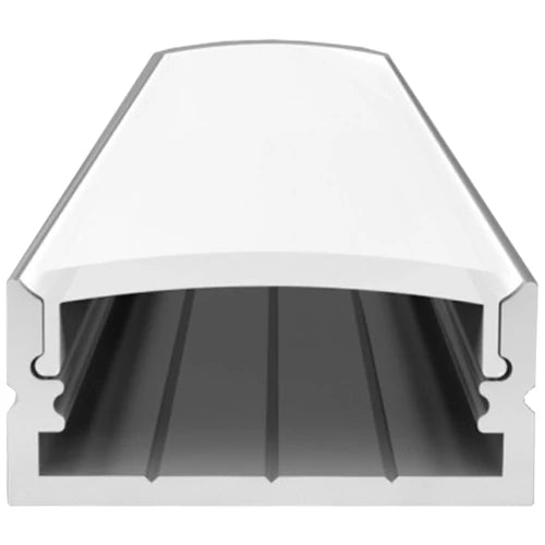 Anodisoitu alumiiniprofiili 1-2 LED-nauhoille HB-24X10