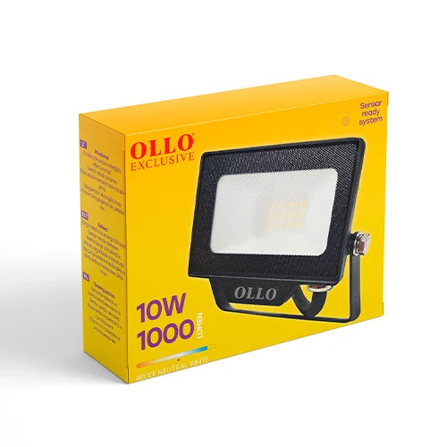 LED Kosteenkestävä ulkovalaisin 10W, 1000Lm, 4000K, IP65