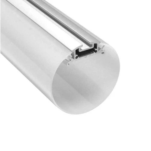 Pyöreä anodisoitu alumiiniprofiili 1-3 LED-nauhoille HB-60D