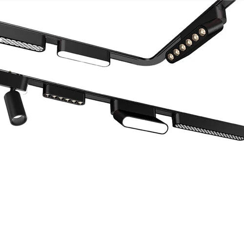 SLIM Magneettinen kiskovalaisin 3000K, 12W, FOLDABLE GRILL LIGHT 48V