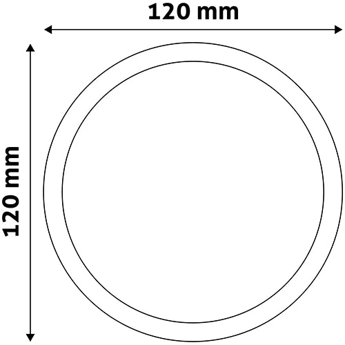 LED upotettava paneeli 6W, 420lm, 3000K, IP20, 120°