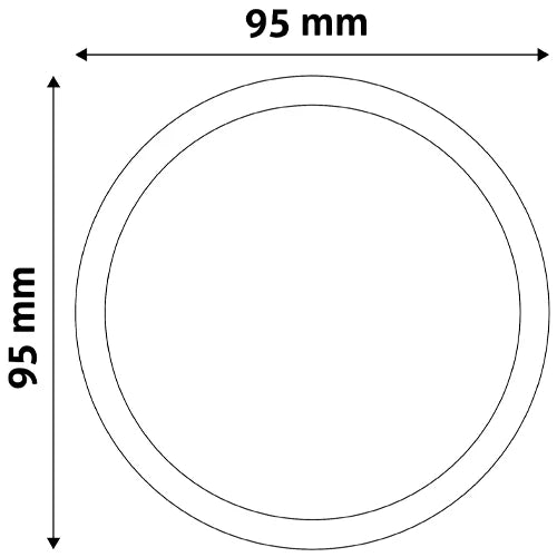 LED Upotettava paneeli 5W, 4000K, IP20, Ø90x27 mm