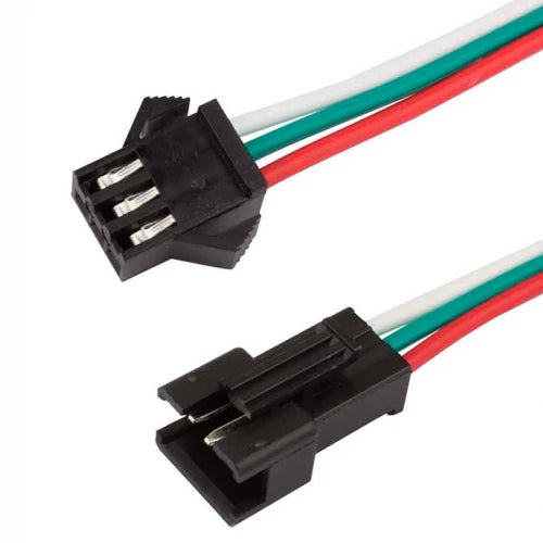 Juoksevat LED 24V nauhat liitin - johto, UROS, 3 nastaa