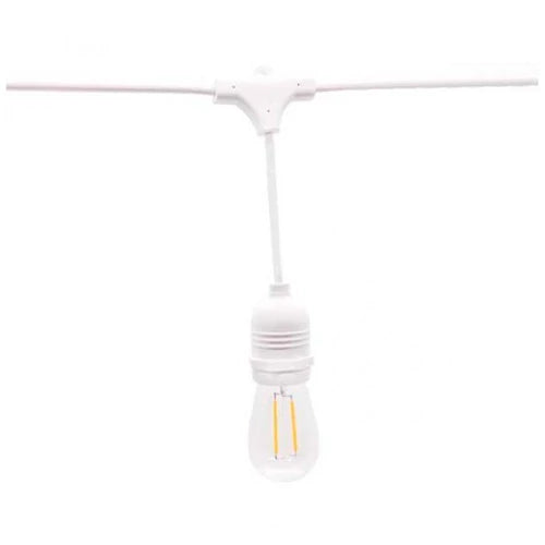 LED ulkoilma 1m valosarja puutarhaan ja terasseille E27 lampuille