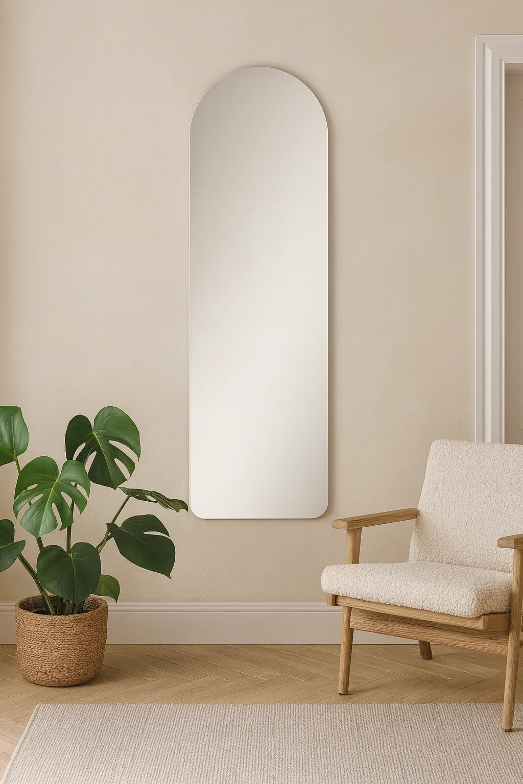 Peili LED-valaistuksella SOGNO, 190 x 60 cm, 2700-6500K, 50W, 5500Lm, IP44