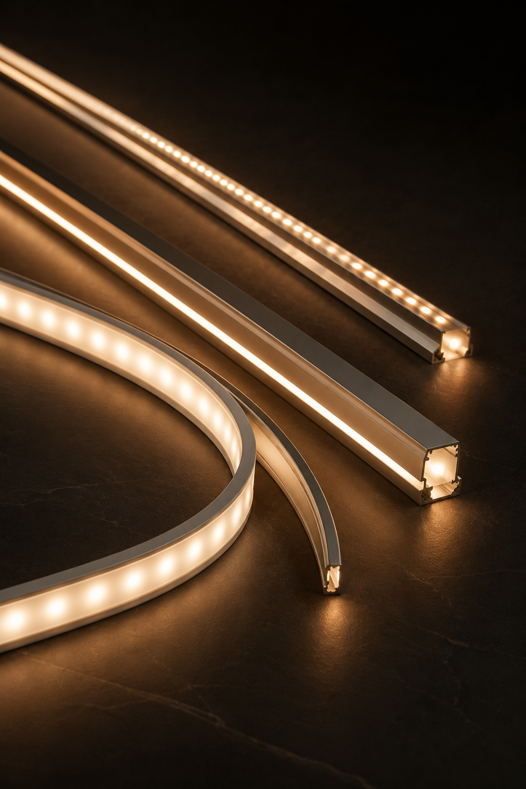 LED-nauhat ja neonvalot
