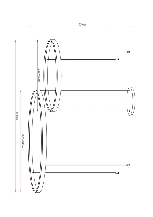 LED Riippuvalaisin ISAK, 100W, 2500lm, 3000K, IP20