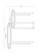LED Riippuvalaisin ISAK, 100W, 2500lm, 3000K, IP20