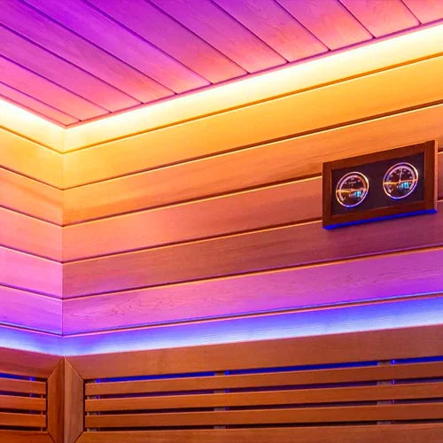 LED-nauha saunaan ja kylpyhuoneeseen 2835, RGB, IP68, 24V, 14W