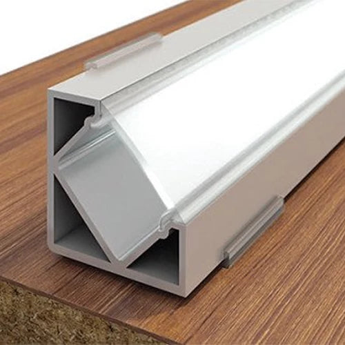 Kulma anodisoitu alumiiniprofiili LED-nauhalle HB-19X19