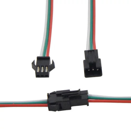 Juoksevat LED 24V nauhat liitin - johto, UROS, 3 nastaa
