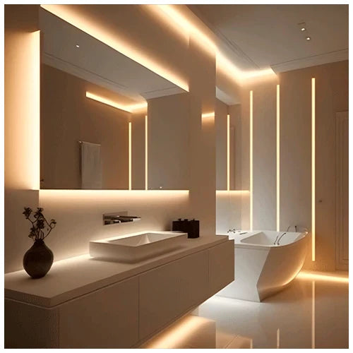 LED-nauha 5050, 3000K + 4000K, IP20, 12V, 14.4W