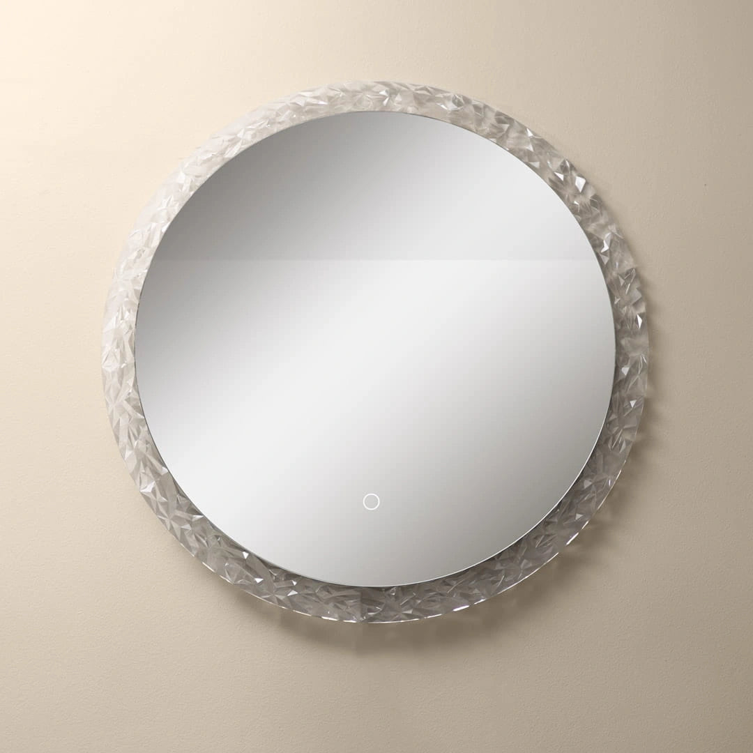 Peili LED-valaisimella Ø 60 cm, 24W, 3CCT