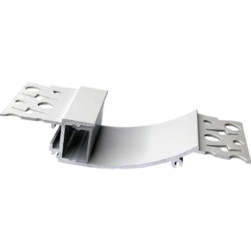 Anodisoitu baguette- ja jalkalista-alumiiniprofiili LED-nauhalle HB-98X18.8