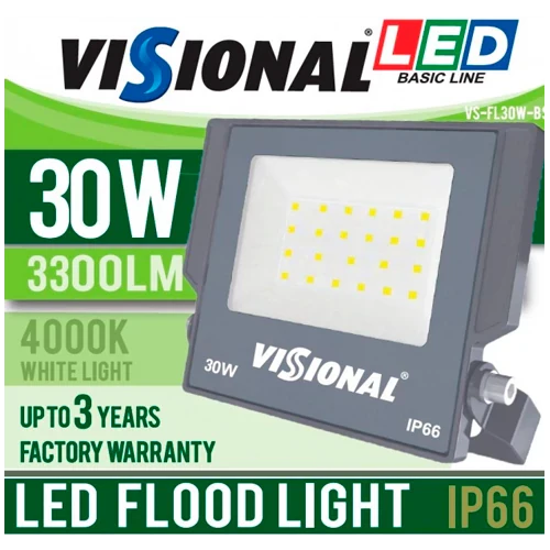 Ulkona LED-projektori 30W BASIC Line