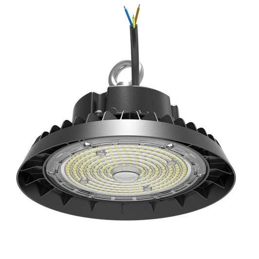 LED HIGH BAY teollinen 100W/80W/60W valaisin UFO 17500lm, 4000K, IP66 Professional..3 eri valotehoa..