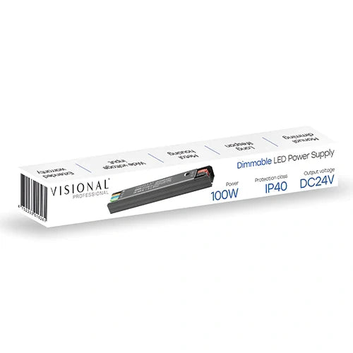 Himmennettävä LED-virtalähde 24V, 4.16A, 100W, IP40