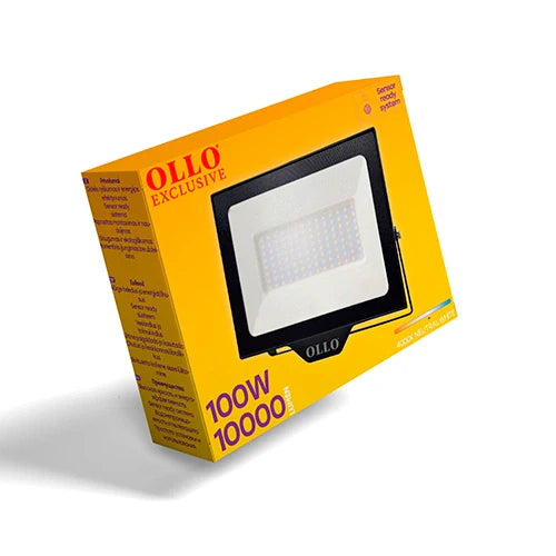 LED Sateenpitävä ulkovalaisin 100W, 10 000Lm, 4000K, IP65