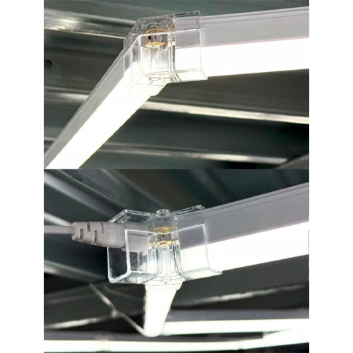 LED Katto-valaisinsarja HEXAGON, 450W, 6500K, P44, 244 x 411 cm
