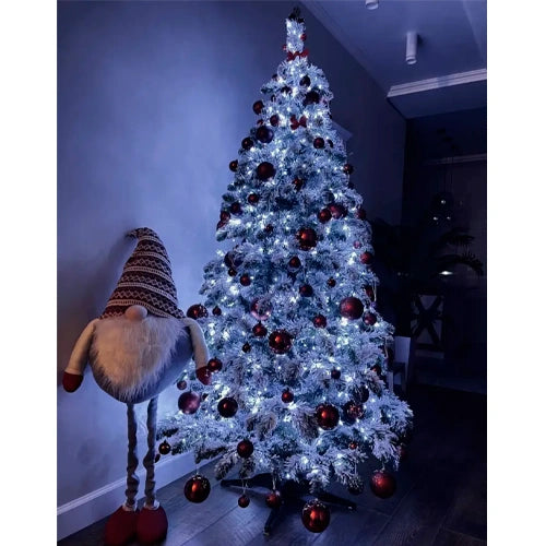 LED-valosarja 5 m, 50 LED, valkoinen, kuparilanka, paristokäyttöinen, IP20