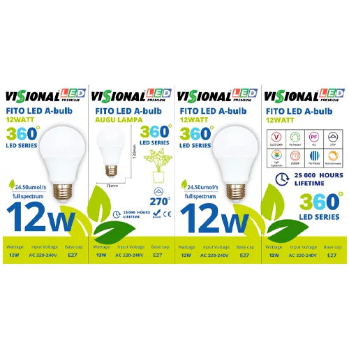 LED Fito lamppu kasveille 12W