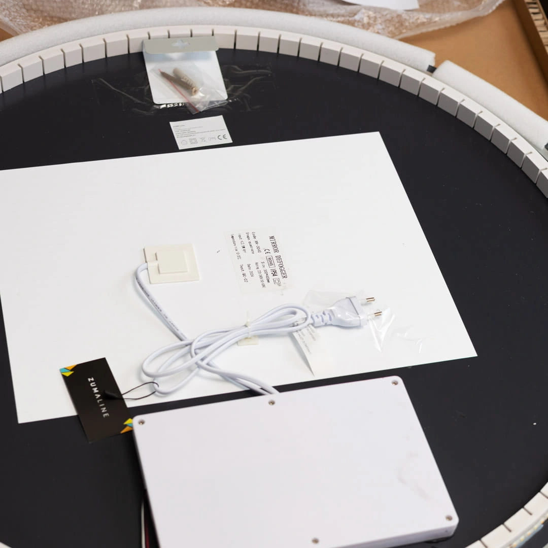 Peili LED-valaisimella ja lämmitystoiminnolla Ø 80 cm, 36W, 3CCT