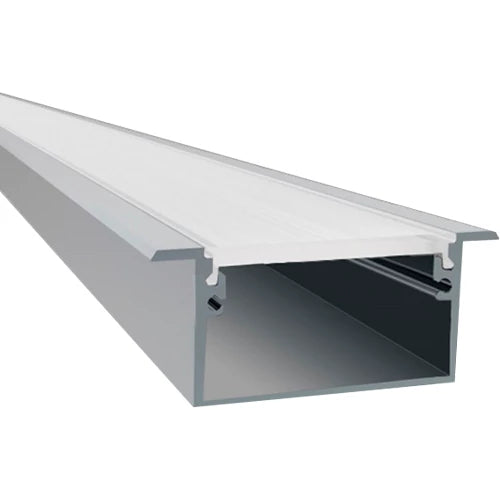 Anodisoitu syvä lattian alumiiniprofiili LED-nauhalle HB-41.6X20W