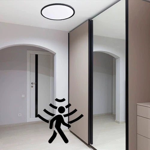 LED Vesitiivis valaisin PIR-liiketunnistimella 24W, 3CCT, 2880Lm, IP44, Ø 300 x 25 mm