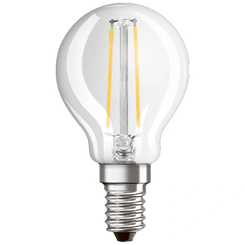LED Filamenttipolttimo E14, G45, 4W, 520lm, 3000K, 360°
