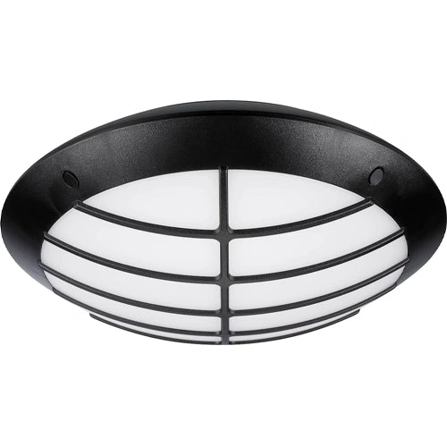 LED Vesitiivis valaisin ritilällä 24W, 3000K, 2400Lm, IP66, Ø 350 x 111 mm