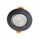LED upotettava valaisin 3W, 5W, 7W, 3000K, 4000K, 6500K, 430 lm, 60°, musta, pyöreä muoto