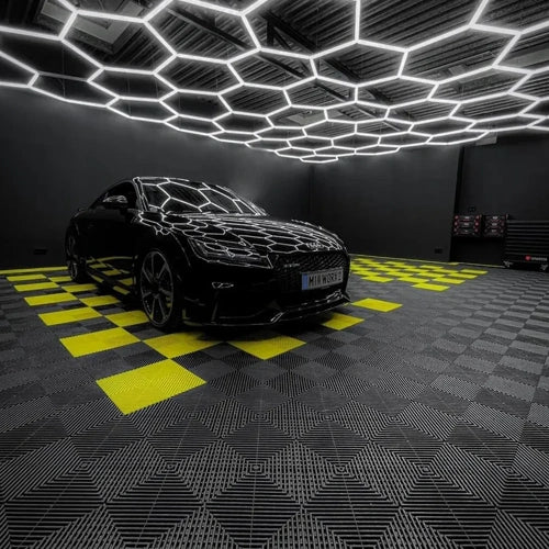Hexagon-valaisinsarja, 1 kpl, tarvikkeilla, 42W, 6000K, IP20, 5040 Lm