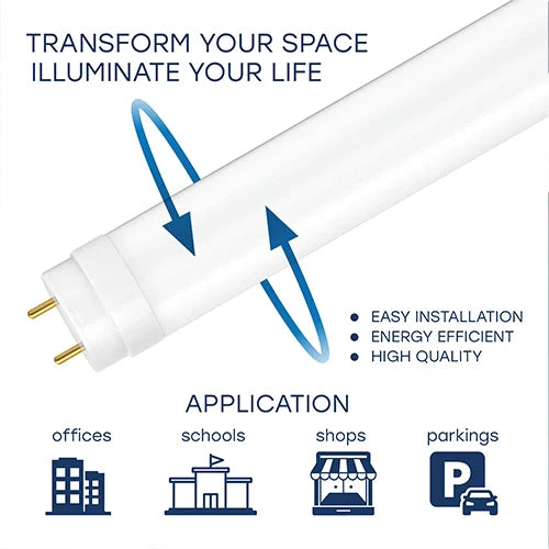 LED-lamppu T8, 60 cm, 9W, 4000K, 1440Lm, IP20