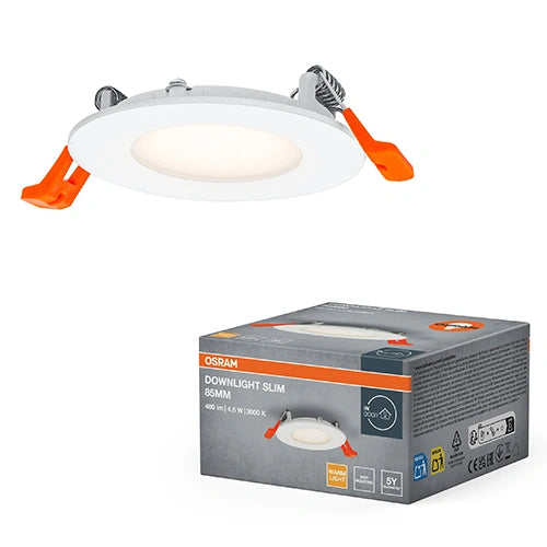 LED Upotettava paneeli, 4.5W, 3000K, 480Lm, 110°, IP20, Downlight Slim