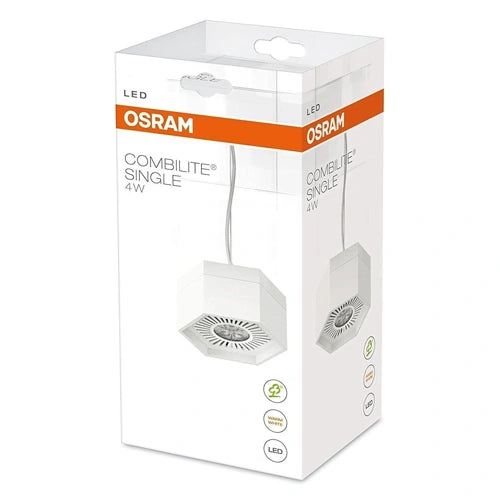Riippuva LED-kattovalaisin, 4W, 3000K, IP20, COMBILITE-P Single