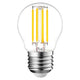 LED Filamenttipolttimo E27, G45, 6W, 840lm, 3000K, 360°