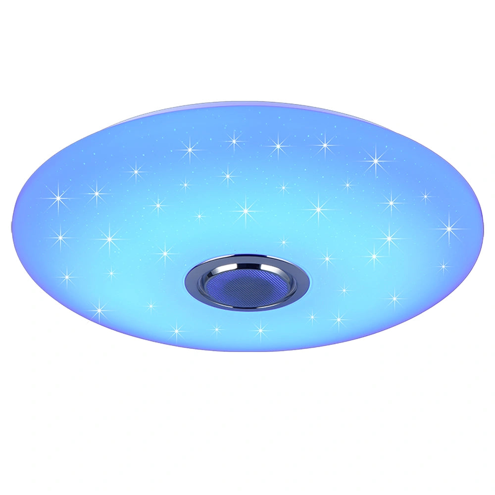 LED Kattovalaisin MUSICA kaukosäätimellä ja kaiuttimella, 33W, 3600Lm, 2700-6500K + RGB, IP20