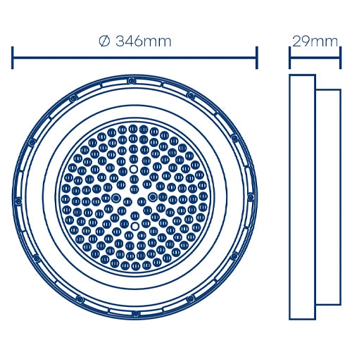 LED teollinen 200W valaisin UFO SLIM 20 000lm, 4000K, IP65