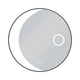 LED-peili lämmitystoiminnolla LUNARIA, Ø 80 cm, 2700-6500K, 52W, 3025Lm, IP44