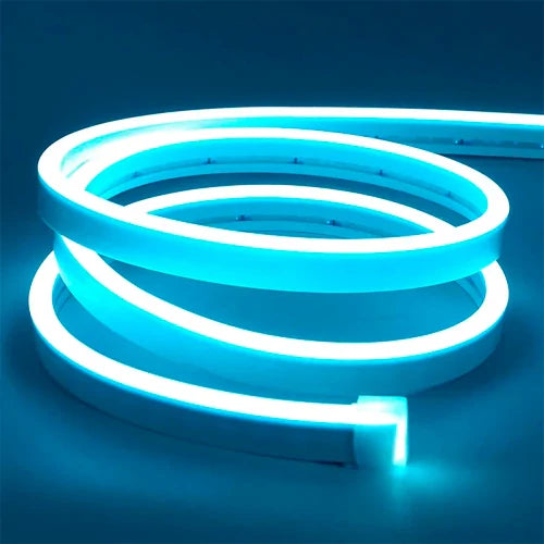 LED Neonauha 12V, kylmä sininen, IP67, 5m, 6x12mm, NEON FLEX