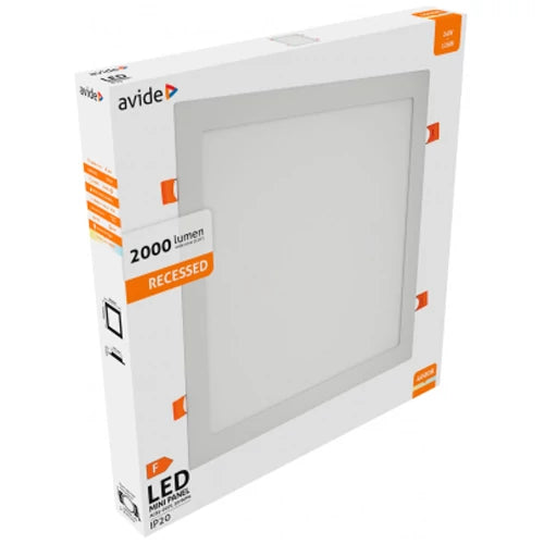 LED upotettava paneeli 24W, 2000lm, 4000K, IP20, 120°