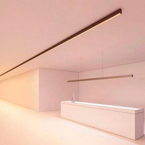 Anodisoitu korkea alumiiniprofiili 1-4 LED-nauhoille HB-75X50