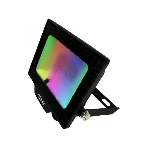 LED Kosteenkestävä ulkovalaisin kaukosäätimellä 20W, 1900Lm, RGB, IP65