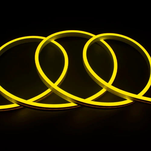 LED Neonauho 12V, keltainen, IP67, 5m, 6x12mm, NEON FLEX