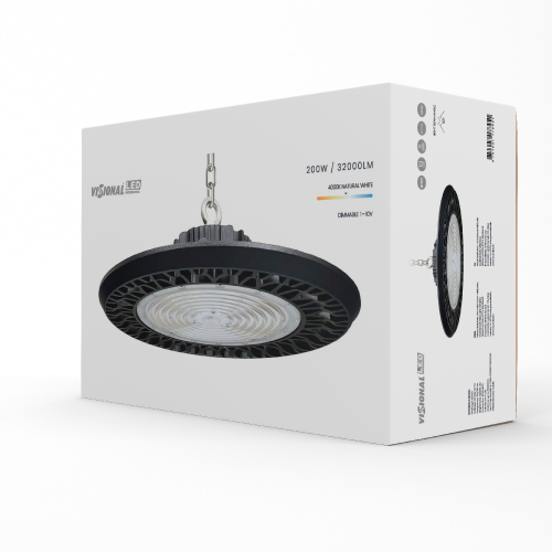 LED teollinen 200W valaisin UFO 32000lm, 4000K, IP66 Professional