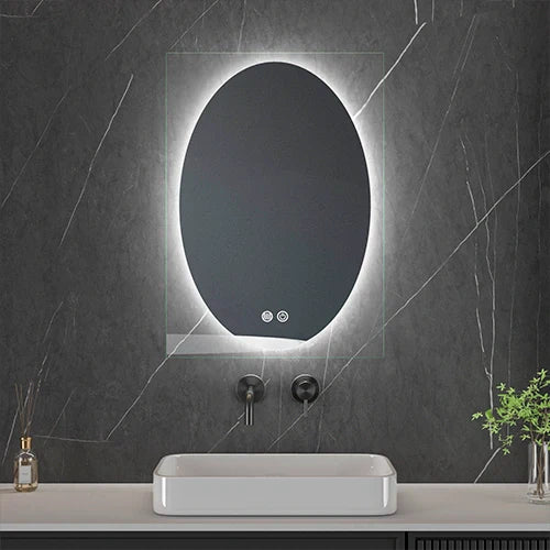 LED-peili lämmitysfunktiolla VERONA, 50 x 70 cm, 2700-6500K, 12W, 1386Lm, IP44