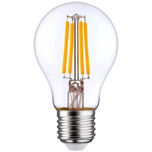 LED Himmennettävä filamenttivalo E27, A60, 8W, 1040lm, 3000K, 360°