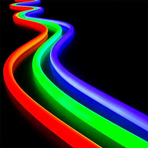 LED Neonavärinen nauha, 10W/m, Ø 20mm, IP67