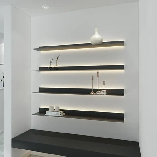 Yläsuunnattu anodisoitu alumiiniprofiili LED-nauhalle HB-17.5X7WBM