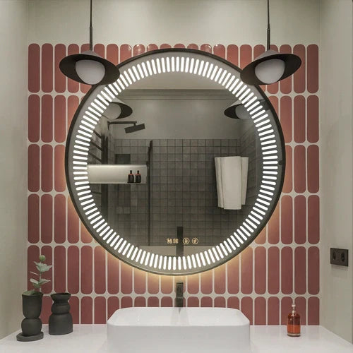 LED-peili lämmitystoiminnolla STELLARA, Ø 80 cm, 2700-6500K, 26W, 2904Lm, IP44
